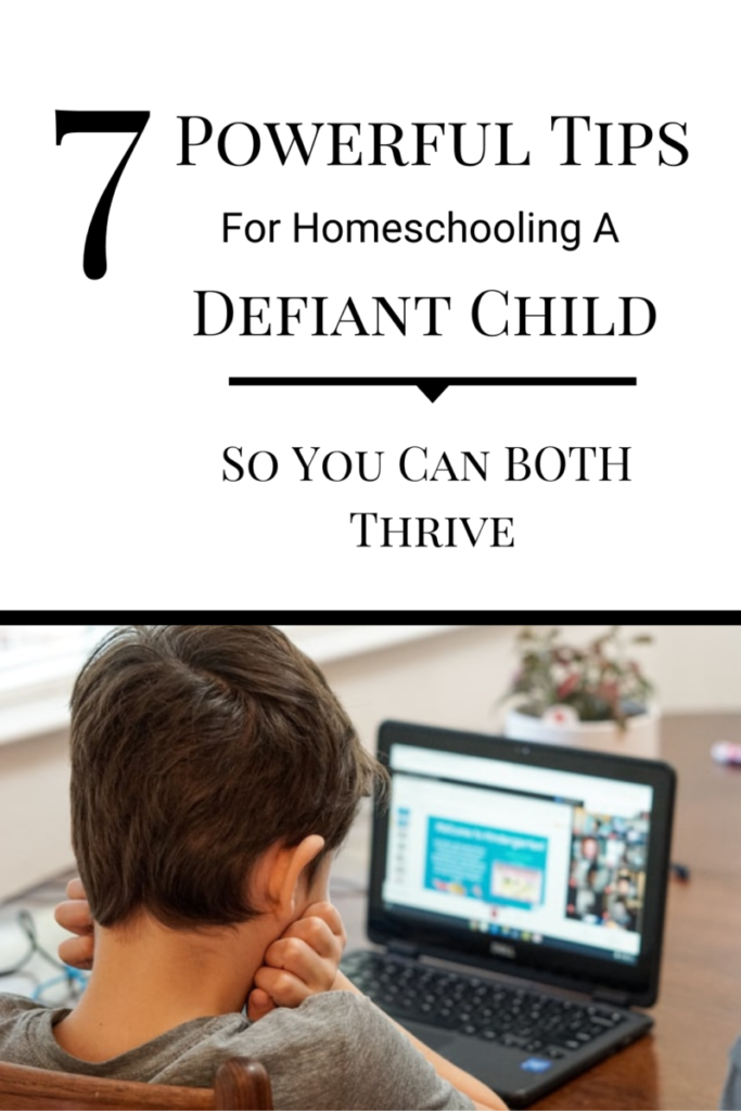How to Homeschool a Resistant or Defiant Child